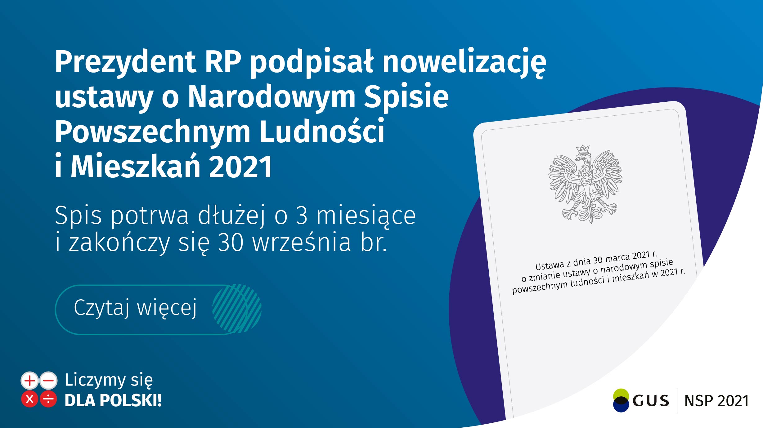 Informacja o przedłużeniu terminu NSP o 3 miesiące