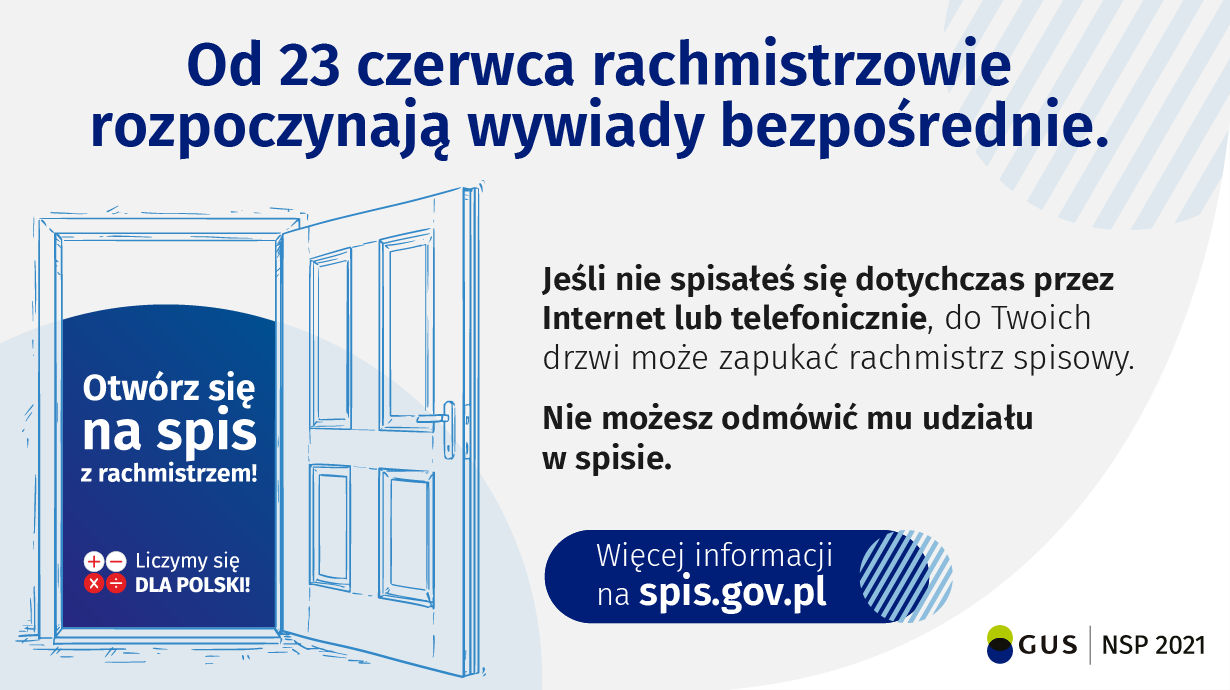 Informacja GUS o rozpoczęciu wywiadów bezpośrednich